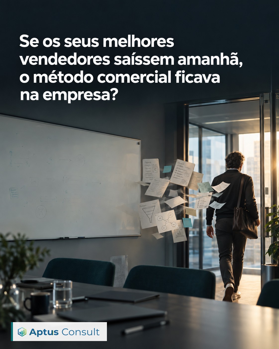 Se os seus melhores vendedores saíssem amanhã, o método comercial ficava na empresa?